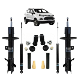 Amortecedor Dianteiro E Traseiro Monroe + Kit Batente Ford Ecosport 2012 A 2020